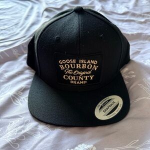Goose Island Bourbon County Black Snapback Hat